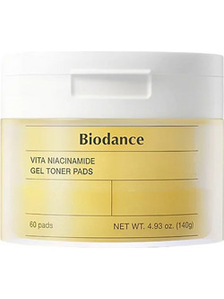 Biodance Vita Niacinamide Gel Toner Patches για Ενυδάτωση Λάμψη & Καταπράυνση 60τμχ