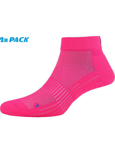 P.A.C SP 2.0 Sport Quarter Function Ανδρικές Κάλτσες Κοντές Φούξια 2Pack 01-8037-05-990
