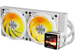 Darkflash DE240 White Υδρόψυξη CPU 120mm ARGB για Socket 1200 / 1700 / 1851 / AM3 / AM3+ / AM4 / AM5 / 115x