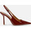 Steve Madden Γόβες Slingback Δερμάτινες με Τακούνι Στιλέτο Μπορντό 1100484