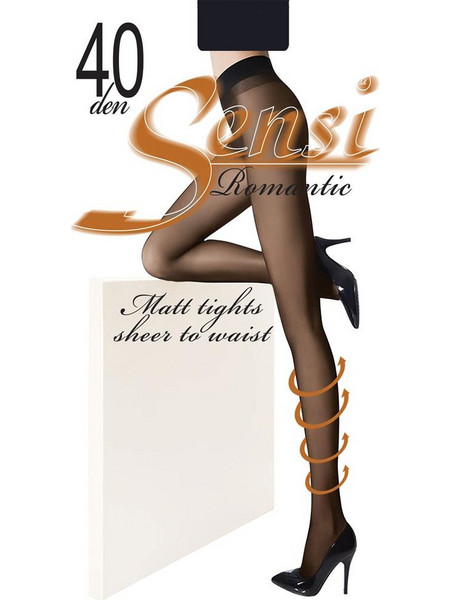 Sensi Romantic Καλσόν 40 Den για Πέδιλα Μαύρο 0506