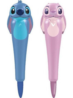 Stitch Squishy Σετ Στυλό Διαρκείας 2τμχ