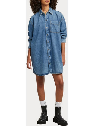 G-Star RAW Mini Καθημερινό Φόρεμα Σεμιζιέ Τζιν Μπλε D23675.D301-D895