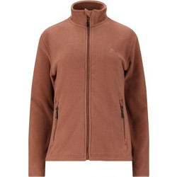 Whistler Γυναικεία Ζακέτα Fleece Μακριά με Φερμουάρ Καφέ W211201-1109
