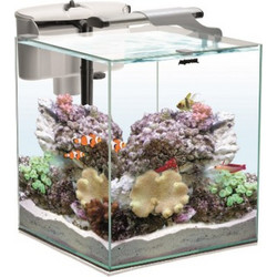 Aquael Nano Reef Duo Ενυδρείο Ψαριών με Φωτισμό & Φίλτρο 49lt Λευκό Διαφανές