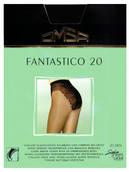 Omsa Καλσόν 20 Den Μαύρο OM-123