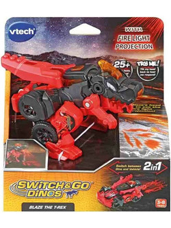 VTech Switch & Go Dinos Blaze The T-Rex Φιγούρα Δεινόσαυρος για 3+ Ετών