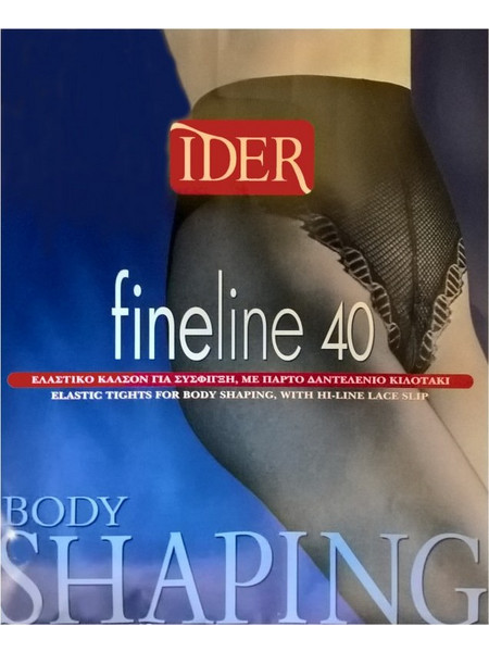Ider Fineline Καλσόν 40 Den Μαύρο 260