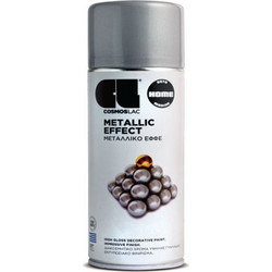 CosmosLac METALLIC EFFECT Σπρέι Βαφής Ασήμι Gloss 400ml