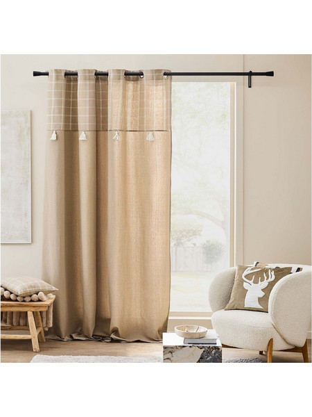 Douceur d'interieur Κουρτίνα με Τρουκς 140x240 Everest 1612855