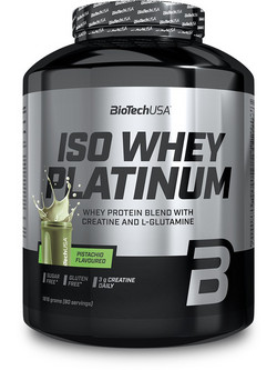 Biotech USA ISO Whey Platinum Pistachio Πρωτεΐνη Ορού Γάλακτος Γράμμωσης Χωρίς Γλουτένη 1.81kg