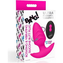 XR Brands Bang! Ultra Πρωκτική Σφήνα Ασύρματη με Δόνηση 10cm Ροζ