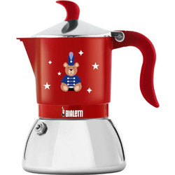 Bialetti Fiammetta Μπρίκι Espresso 2Cups Κόκκινο