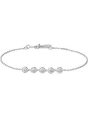 Ania Haie Miss Dainty Γυναικείο Βραχιόλι Αλυσίδα από Ασήμι 925 με Ζιργκόν B065-04H