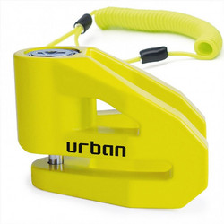 Urban UR206Y Κλειδαριά Δισκόφρενου Μηχανής 6mm Κίτρινη