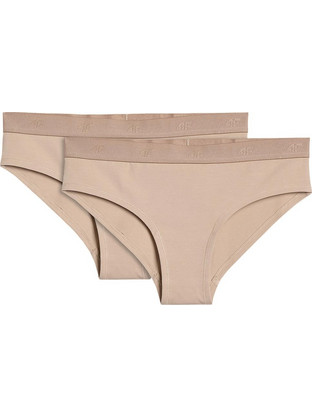 4F Γυναικεία Slip Μπεζ 2Pack 4FWMM00UPTSF039-83S