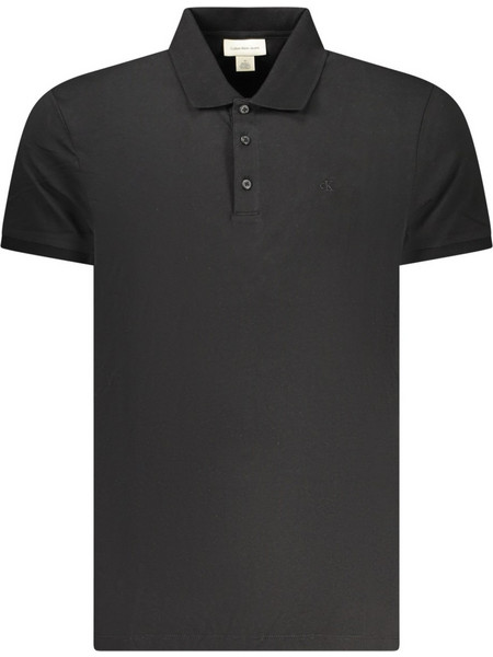 Calvin Klein Ανδρική Μπλούζα Polo Κοντομάνικη Μαύρη LV04RD255G-UB1