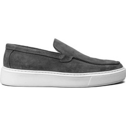 Damiani Ανδρικά Μοκασίνια Loafers Καστόρινα Ανθρακί 4701