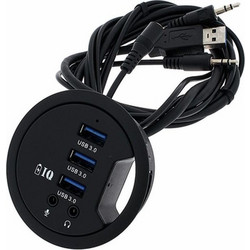 Studio Desk 545393 USB Hub 3.0 USB-A με 5 Θύρες USB-A & Εξωτερική Παροχή Ρεύματος