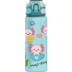 iDrink Axolutely Παιδικό Παγούρι Πλαστικό BPA Free Τιρκουάζ 750ml