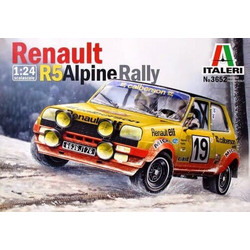 Italeri Renault R5 Alpine Rally Συναρμολογούμενο Πλαστικό Μοντέλο Αυτοκίνητου 1:24
