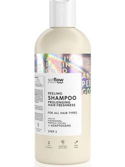 So!flow Peeling Σαμπουάν για Επανόρθωση για Λιπαρά Μαλλιά 400ml