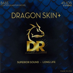 DR Strings Dragon Skin+ DBQ-45 Σετ 4 Χορδές Ηλεκτρικού Μπάσου 45-105"