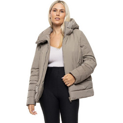 Splendid Γυναικείο Μπουφάν Χειμωνιάτικο Puffer Μακρύ Μπεζ 54-101-097