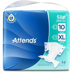 Attends Slip Regular 10 XLarge Πάνες Ακράτειας 14τμχ