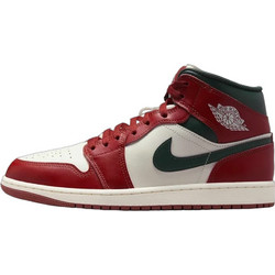 Jordan Air 1 Mid Ανδρικά Sneakers Μποτάκια Κόκκινα DQ8426-105