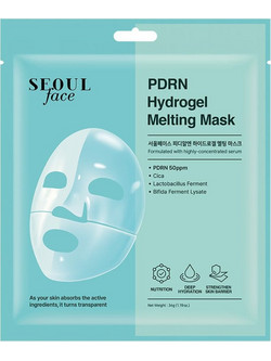 Dermal Seoul PDRN Hydrogel Melting Sheet Μάσκα Προσώπου για Ενυδάτωση & Λάμψη 34gr