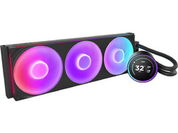 NZXT Kraken Elite 420 Black Υδρόψυξη CPU 140mm ARGB για Socket AM4 / 1200 / 1700 / AM5 / 1851 / 115x