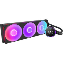 NZXT Kraken Elite 420 Black Υδρόψυξη CPU 140mm ARGB για Socket AM4 / 1200 / 1700 / AM5 / 1851 / 115x