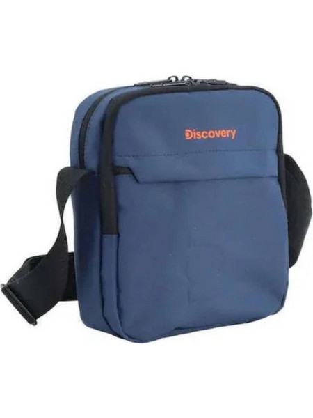 Discovery Ανδρική Τσάντα Ώμου / Χιαστί Navy Μπλε D01202-06