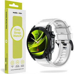 Mobile Origin Easy Strap Silicone Λουράκι Σιλικόνης White (Universal 20mm)