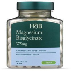 Holland & Barrett Magnesium Bisglycinate 375mg 90 Κάψουλες