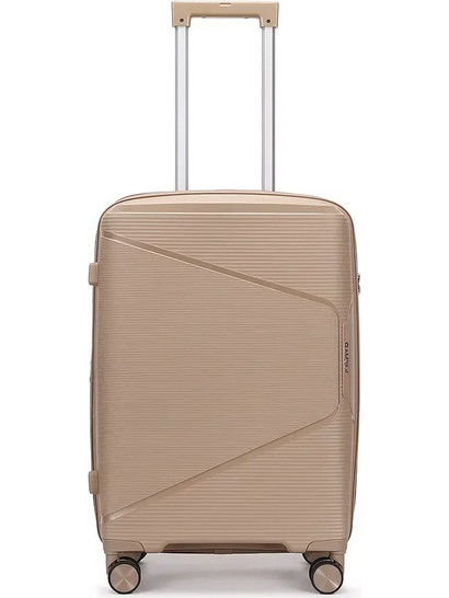 Amber AM1018 Βαλίτσα Καμπίνας 55x38x20cm με 4 Ρόδες Ταμπά