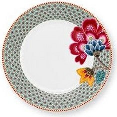 Pip Studio Blooming Tales Blue Πιάτο Φρούτου Πορσελάνης 21cm SLPIP51001571