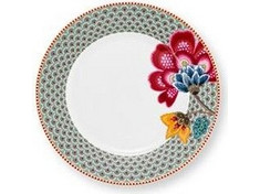 Pip Studio Blooming Tales Blue Πιάτο Φρούτου Πορσελάνης 21cm SLPIP51001571