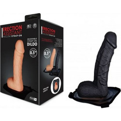 NMC Erection Assistant 8.5" Hollow Harness Strap On με Dildo 21.5cm Μαύρο