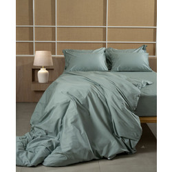 Palatex Σετ Σεντόνια King Size Βαμβακοσατέν 275x295 Stellar Aqua