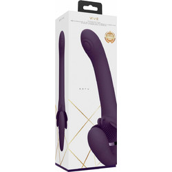 Vive Satu Pulse Wave Strapless Strap On με Δόνηση Μωβ