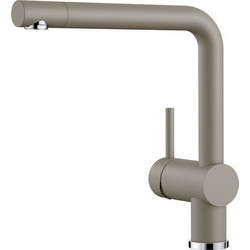 Blanco Linus 142-517622 Μπαταρία Κουζίνας Πάγκου Διπλής Παροχής Ανάμεικτη Μπεζ