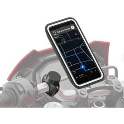 Shapeheart Moto Pro XXL Περιστρεφόμενη Βάση Κινητού Μηχανής με Αδιάβροχη Θήκη για Τιμόνι