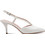 Tamaris Γόβες Slingback Δερμάτινες με Τακούνι Στιλέτο Λευκές 1-29620-46-229