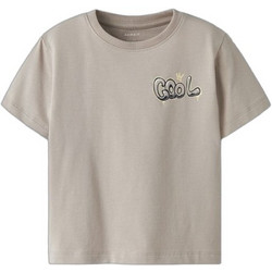 Name It Παιδικό T-Shirt Κοντομάνικο Εκρού 13253977