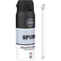 Ion8 NBA San Antonio Spurs Παιδικό Παγούρι Θερμός Ανοξείδωτο Μαύρο Λευκό 750ml