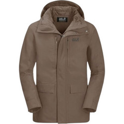 Jack Wolfskin West Coast Ανδρικό Μπουφάν Χειμωνιάτικο Καφέ 1110811-4610