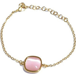 Farma Bijoux Γυναικείο Βραχιόλι Αλυσίδα Xρυσό με Χαλαζία 8058056814784