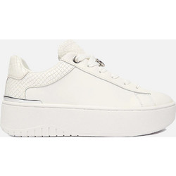 Michael Kors Γυναικεία Sneakers Flatforms Λευκά 43R6DTFS1L-085